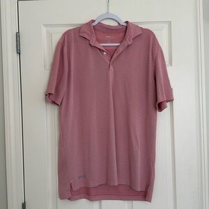 Johnnie O Golf Polo Pink and Blue Stripes from Northern Spy